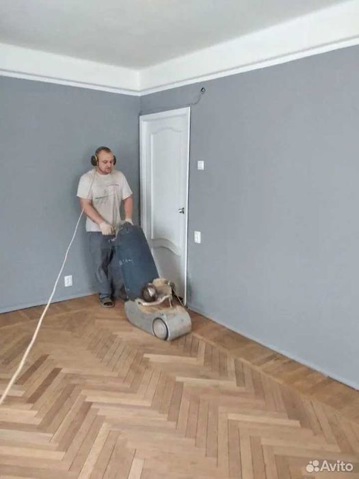 Шлифовка деревянных полов, реставрация паркета с ГАРАНТИЕЙ !!!