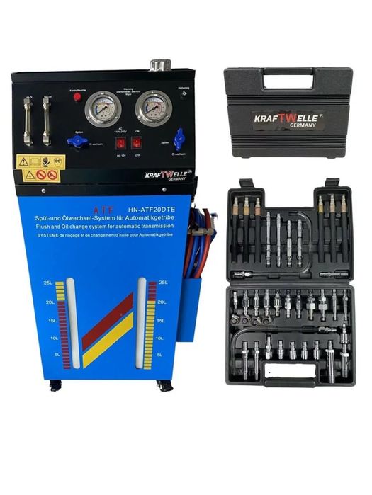 Машина за смяна на масло при автоматични скоростни /ATF/с адаптори 12v