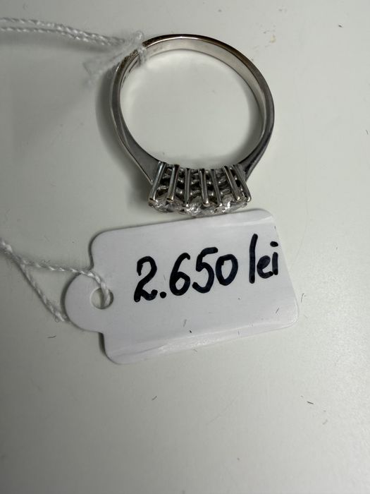 Inel dama cu diamante aur 18k gr1,97 ct. 0,42 aprox cod unic 4800 M 51
