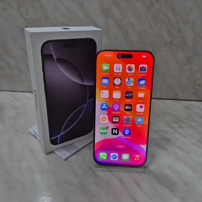 Telefon Apple iPhone 16 Pro Max Negru 256gb 91% Ca Nou Zeus Amanet