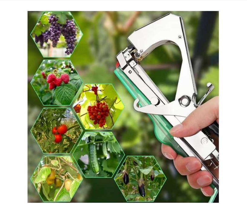 Aparat de legat vie, pomi si legume cu 10 benzi si 10.000 de capse