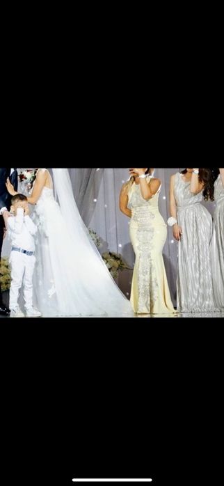 Официални елегантни вечерни рокли сватба, кумове София Борисова и др.