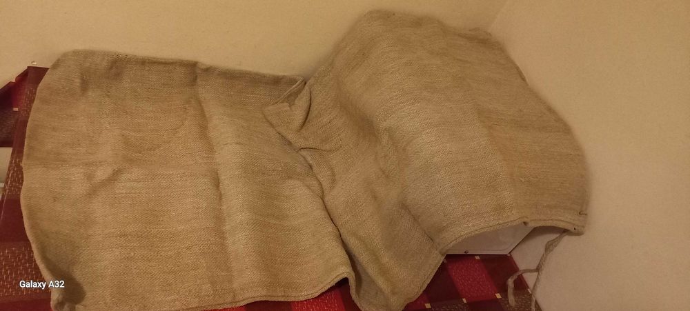 Saci vechi de iuta/canepa