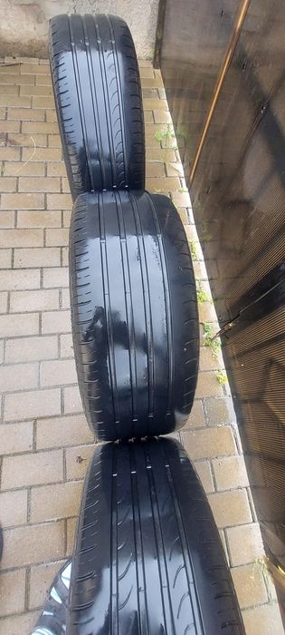 Set jante cu anvelope originale bmw,205 55 r16 în stare foarte buna