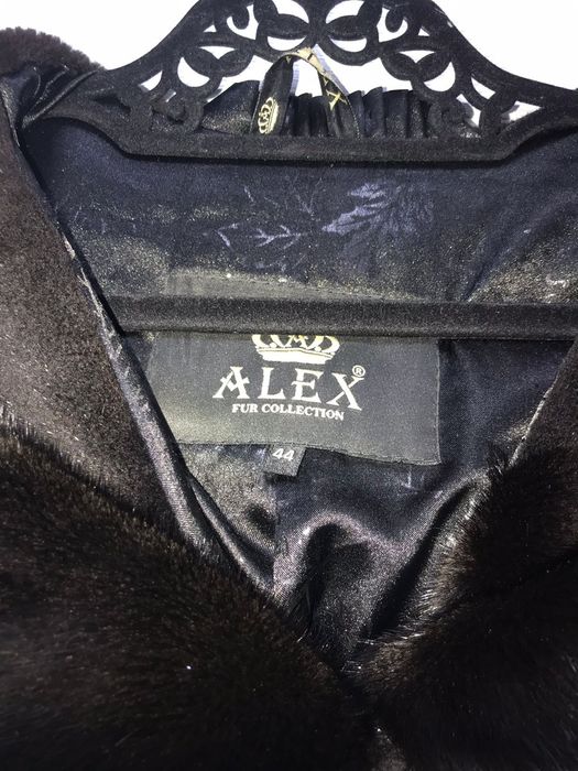 Шуба норка стриженая шоколад