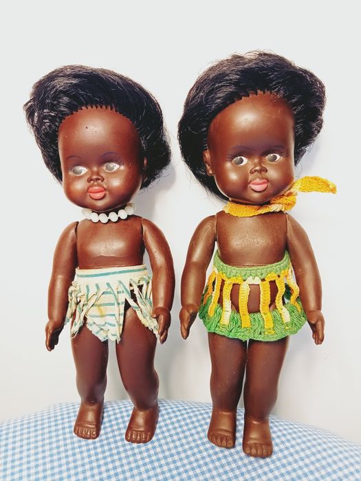 Păpușă Aradeanca Zumbi (negresa) ,vechi de colecție,Perioada Comunist