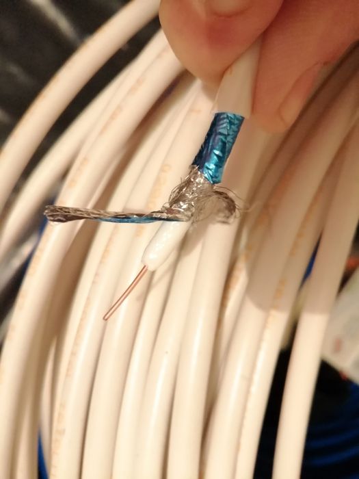 Vand 80m cablu coaxial triplu ecranat RG6/U - 75Ohm