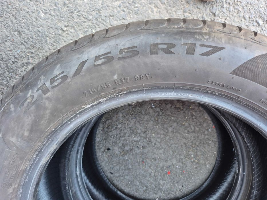 2 Anvelope de VARA - 215/55/17 - Pirelli Powergy - Stare F BUNA - DOT 2023 !