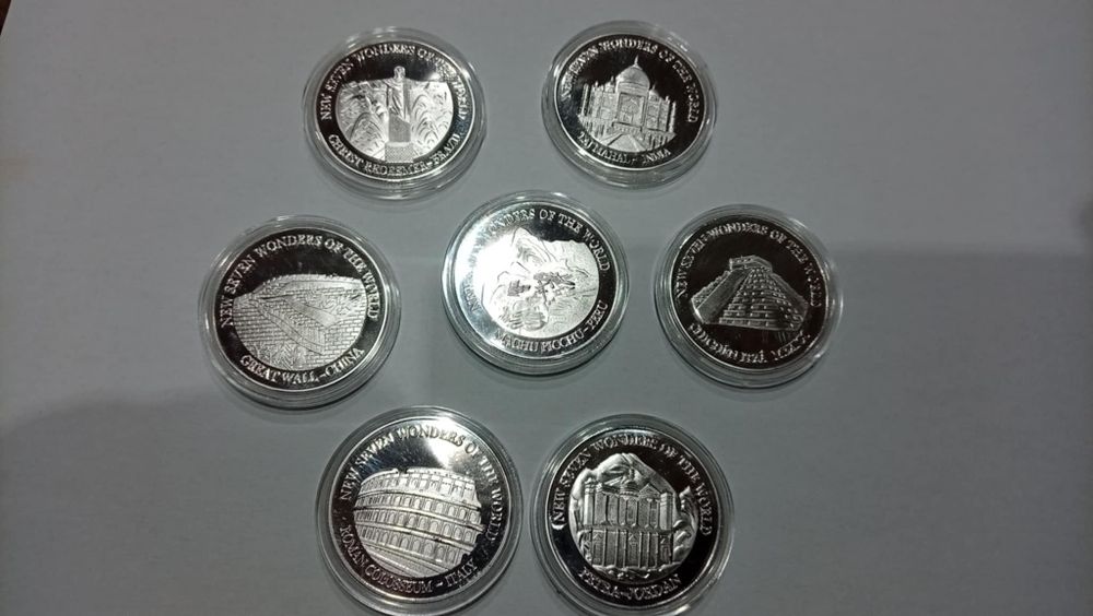 Монети -Седемте чудеса на света