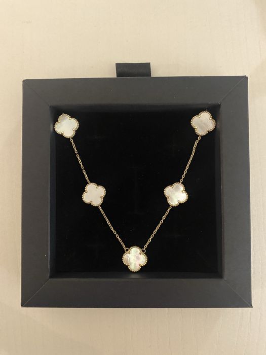 Van Cleef Ван Клийф 14 карата златно колие / златен синджир