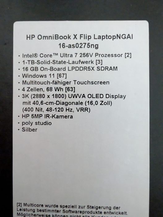 Laptop HP Chromebook Ai