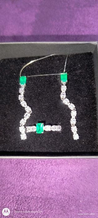 серебро , набор с кольцом