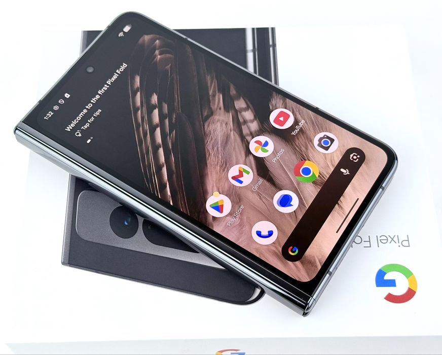 KATO НОВ! Google Pixel Fold 5G 512GB 12RAM Obsidian Гаранция!