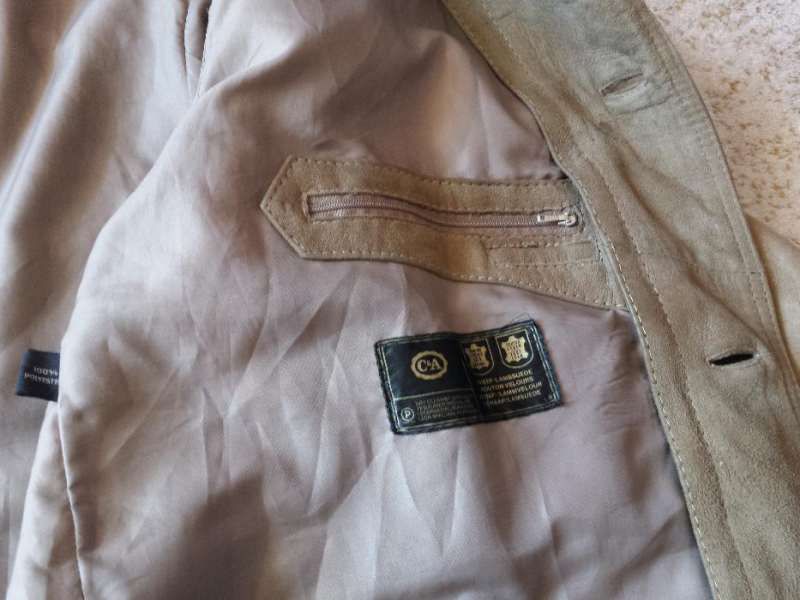 Естесвена кожа яке тип сако