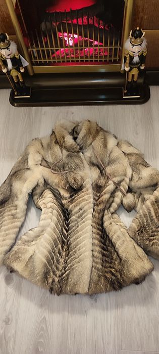 Blana vulpe polara Echt Pelz,croi clasic avantajos,model rar