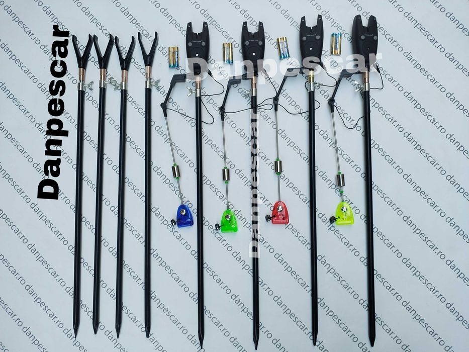 Set 4 Avertizori WINDBLADE 616 + 4 swingere MKM2 cu iluminare si 8Tije