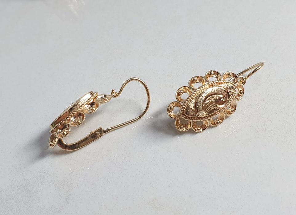 Set din aur de 14K lucrat manual – 10,97 g