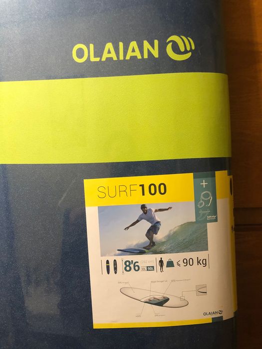 Placă Surf Olaian 8’6” (262 cm) 90L – Nouă, nefolosită, completă