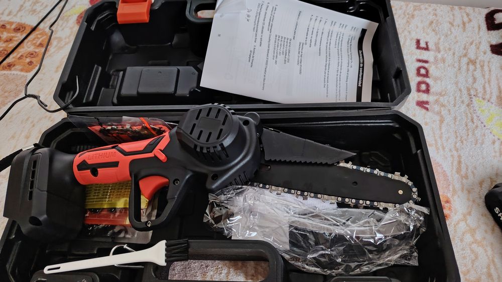 mini ferăstrău cu lanț fără cod