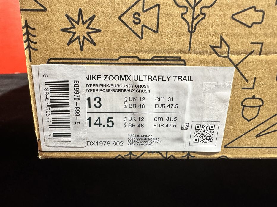 № 47.5 оригинални Nike ZoomX Ultrafly Trail Shoemag