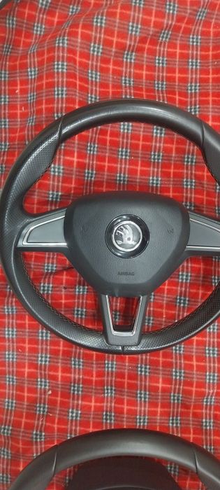 Volan skoda Octavia,Fabia, piele perforata