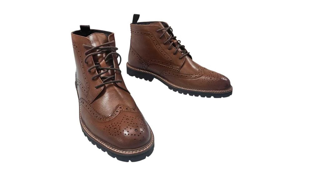 Vând ghete din piele Ashton Aubry – NOI, în cutie