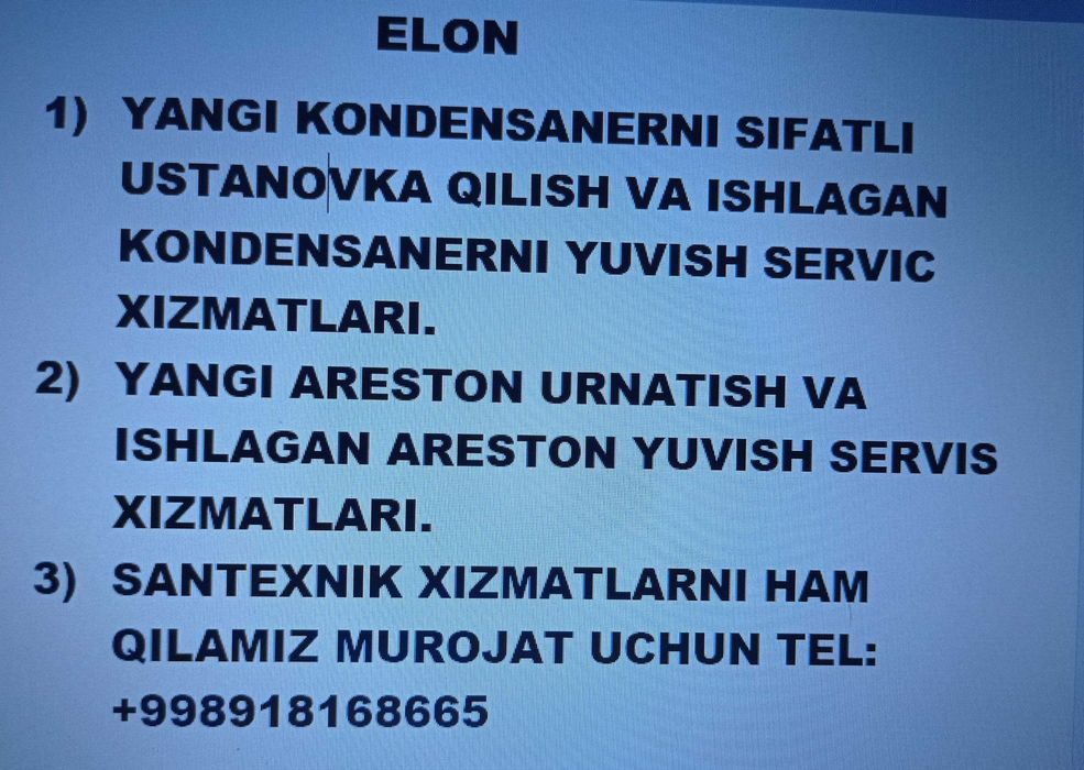 Kodnensaner,Santexnik,Elektrik.