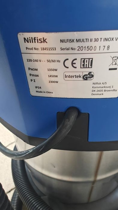 Nilfisk Multi II 30 T, 1400 W, capacitate 30 L aspirator multifunctional