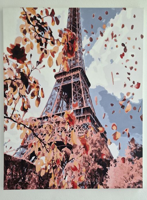 Tablou pictat acrilic Paris Turnul Eiffel