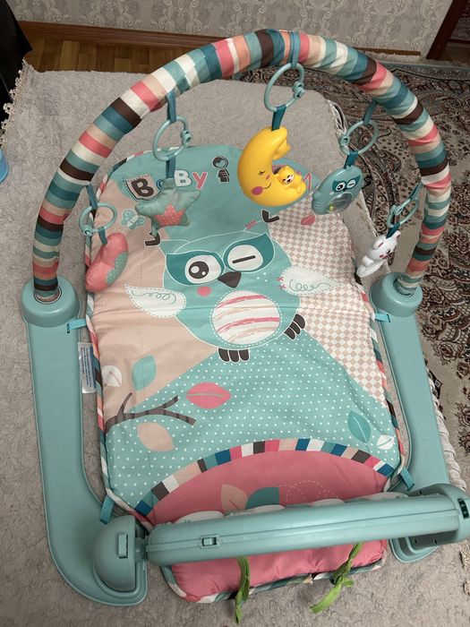 Электрокачеля шезлонг коврик