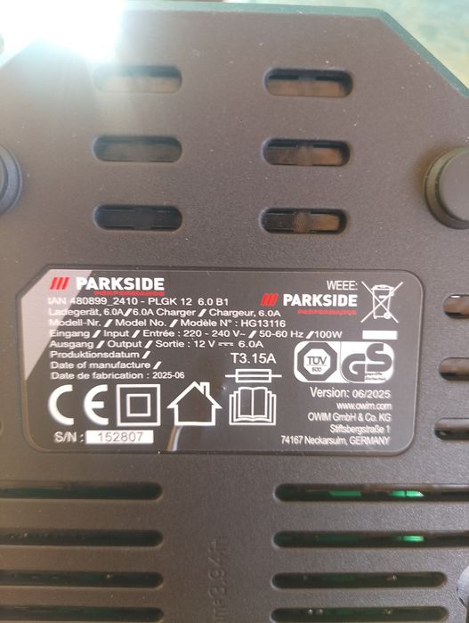 Гайковерт Parkside 12v