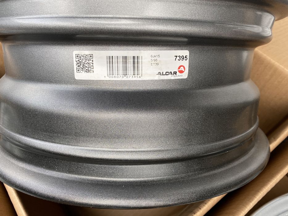 jante metal noi originale ALCAR KFZ 5x98 R15 - Alfa Romeo Fiat Lancia
