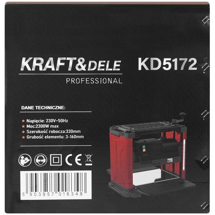Rindea electrica, masina de rindeluire și netezire 2300 W, latime