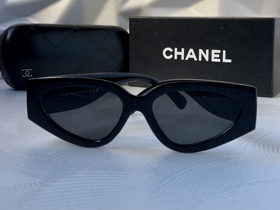 Дамски слънчеви очила котка черно