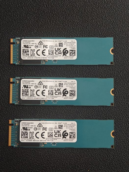 512GB SSD NVME Kioxia BG4