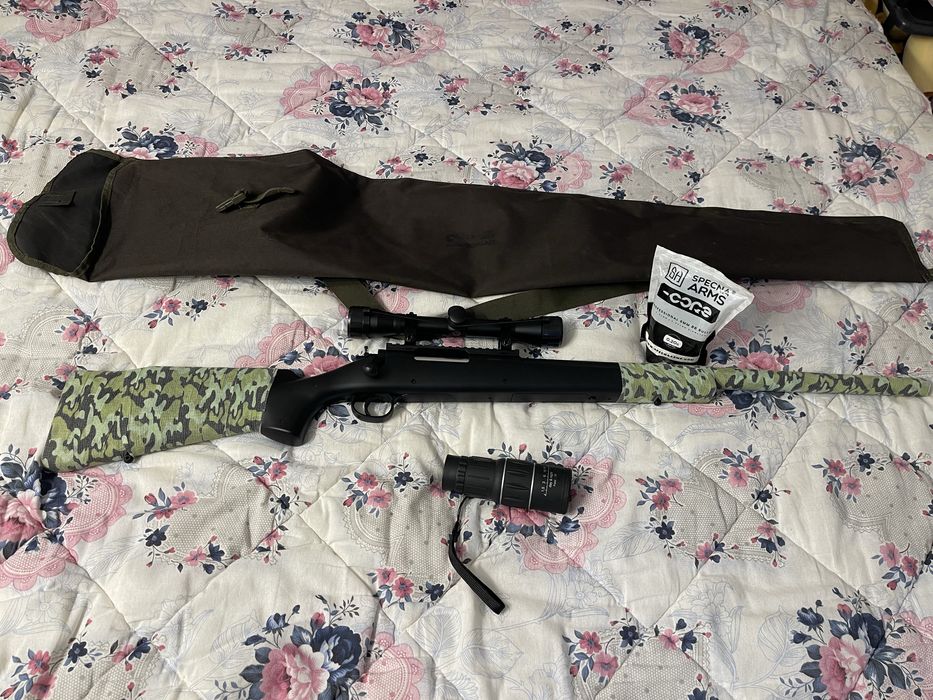 Pusca air soft cu luneta