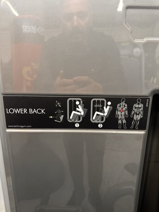 Technogym element lower back