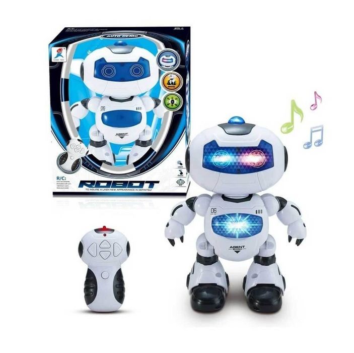 Танцующий робот на радиоуправлении свет + звук