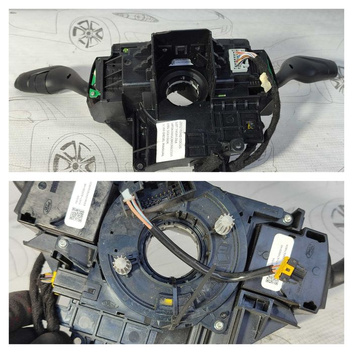 Ansamblu manete comenzi volan + spiră Ford Focus AV6T13335AB 2012 / [2010-2017] / (5B3)