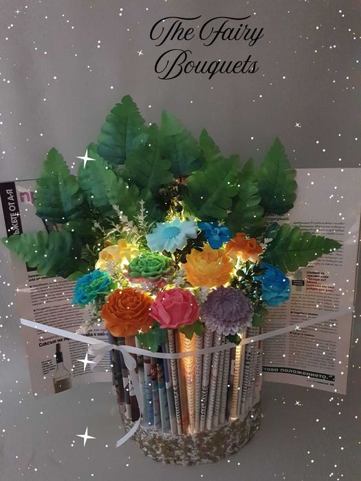 Сапунени букети за 15ти Септември