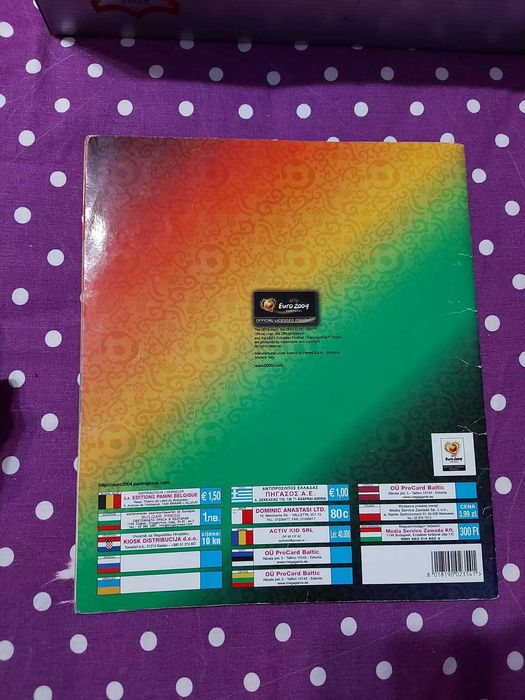 Албум Panini Uefa Euro 2004 Portugal