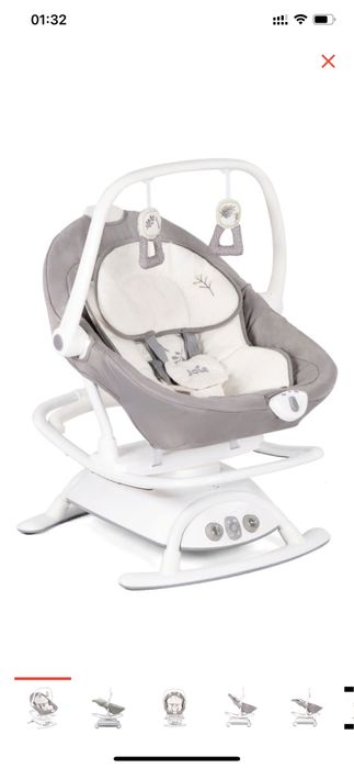 Продам детский шезлонг Joie