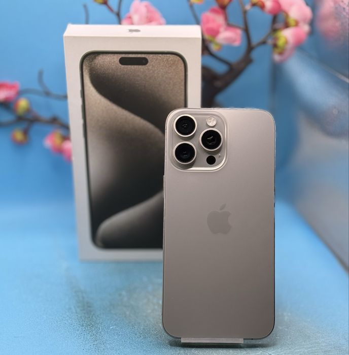 Apple iPhone 15 Pro Max, 256GB, 5G, Natural Titanium