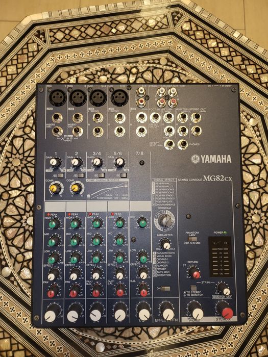 Yamaha MG82CX – Компактен аудио миксер (аналогов с ефекти) КАТО НОВ
Ya