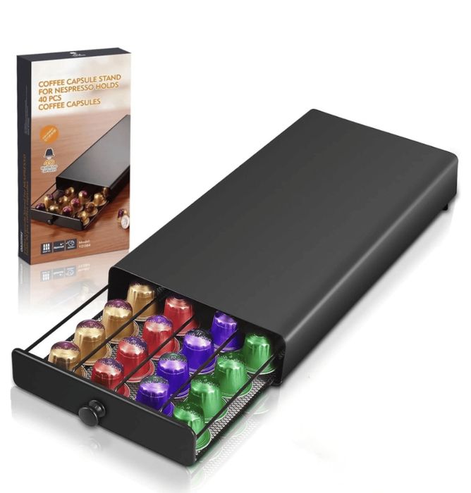 Поставка за капсули 50 броя Nespresso lavazza tchibo cafissimo 40x24x7
