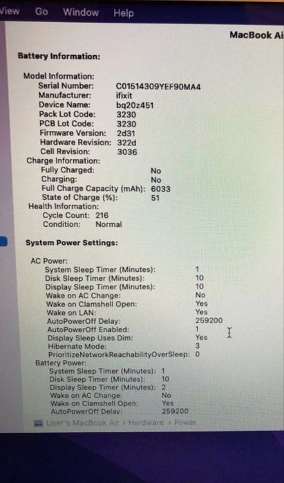Macbook air 2017 с Windows и IOS