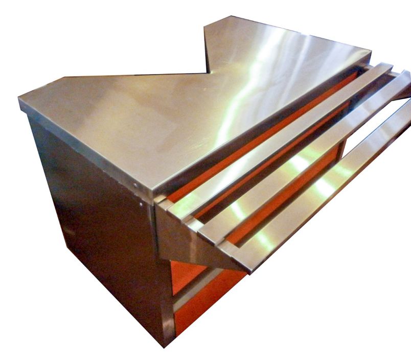 Линия раздачи, мармит для горячих блюд