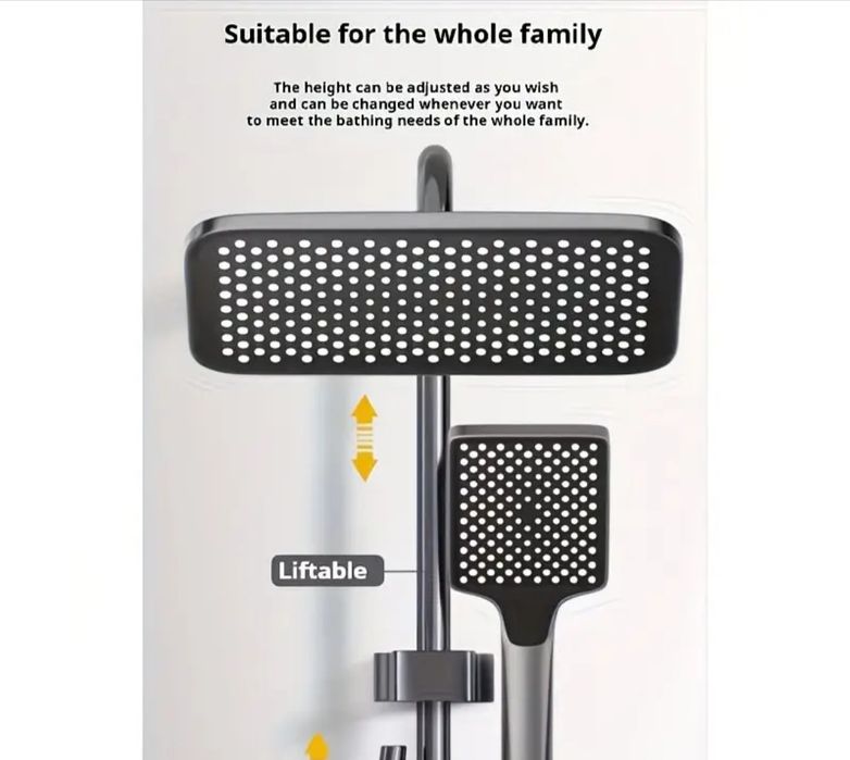 Душ за баня с голяма пита