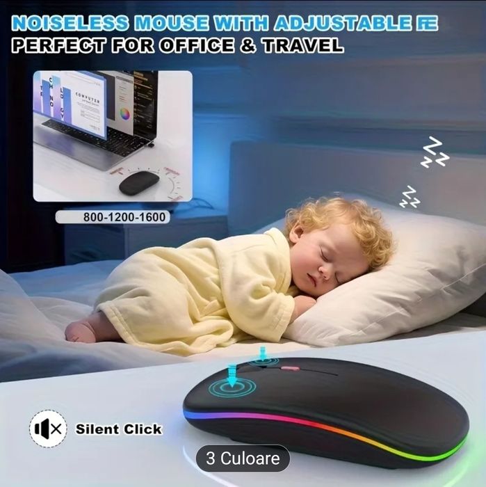 Mouse wirles cu acumulator!!