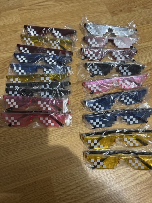Ochelari de soare thug life/ ochelari de soare minecraft copii